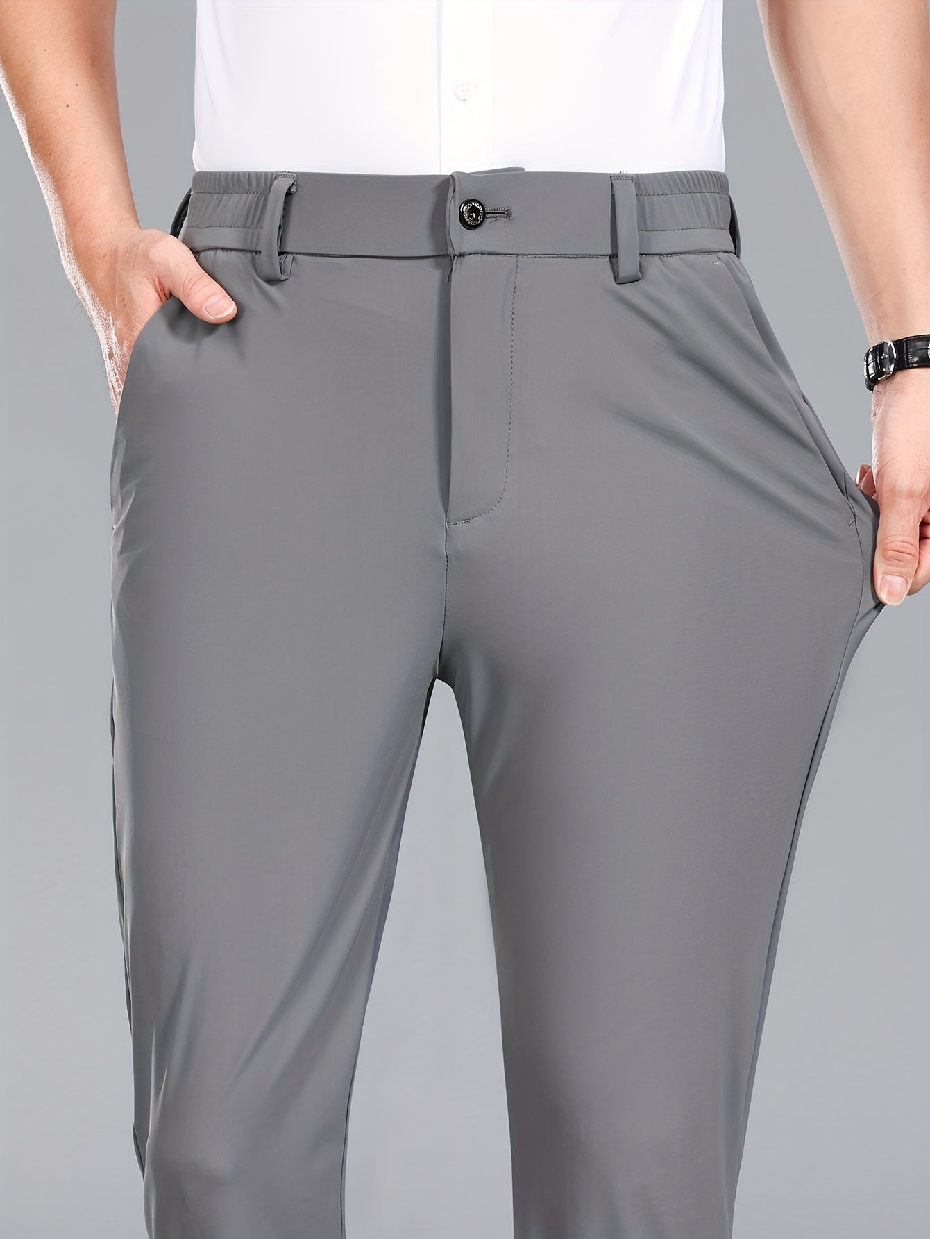 Pantaloni da uomo elasticizzati per business – Comodi pantaloni da completo per ufficio e uso quotidiano