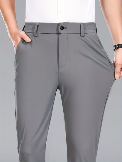Pantaloni da uomo elasticizzati per business – Comodi pantaloni da completo per ufficio e uso quotidiano