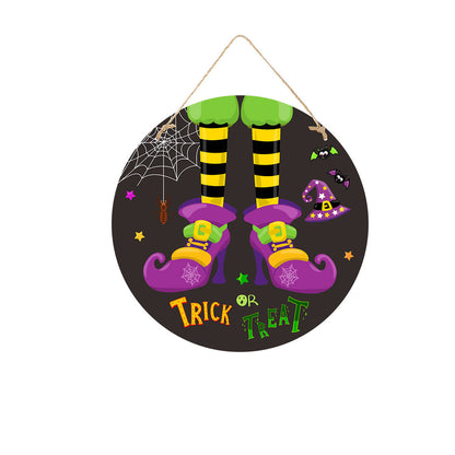 Set de plaques de porte Halloween – Décoration effrayante pour fêtes Halloween et porte-bonheur