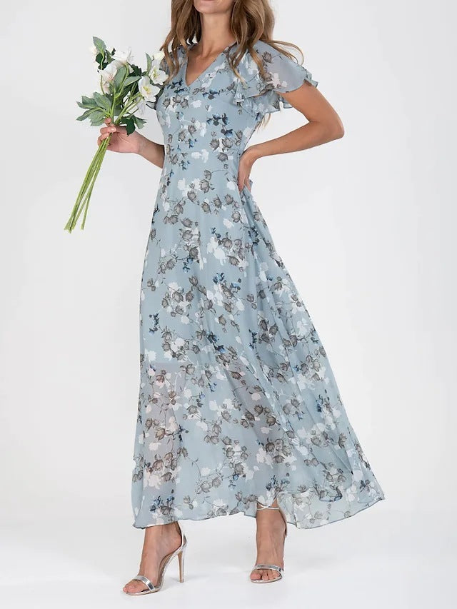 Judith – Modieuze print jurk met taille