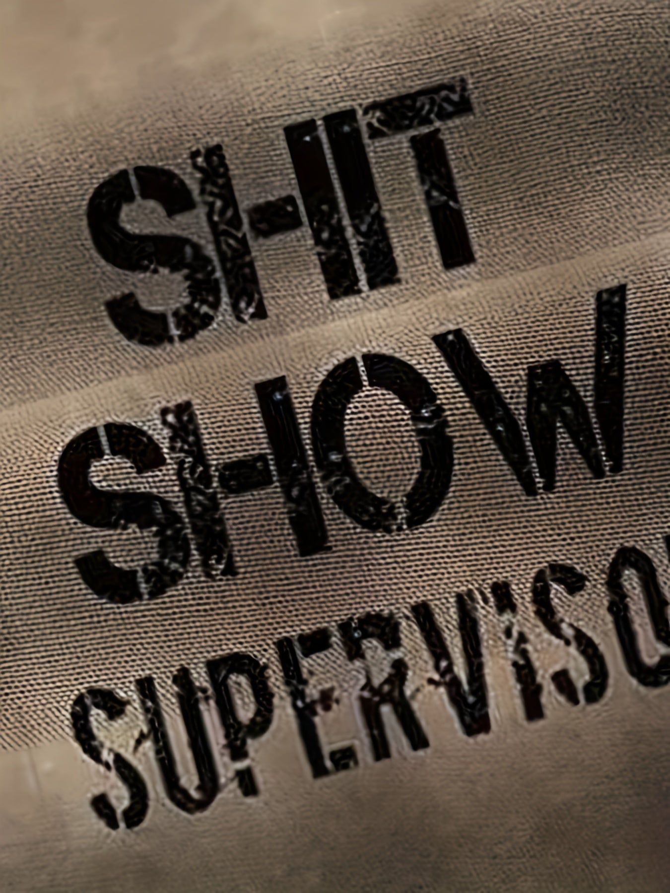 Herren Vintage Statement-Hemd Kurzarm – Humorvolles Freizeitshirt 'Shit Show Supervisor' für Sommer & Party