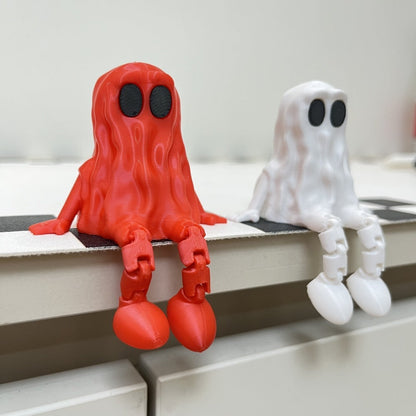 Figurka ducha na Halloween – trójwymiarowa wydrukowana figurka upiorna na imprezę i straszną dekorację