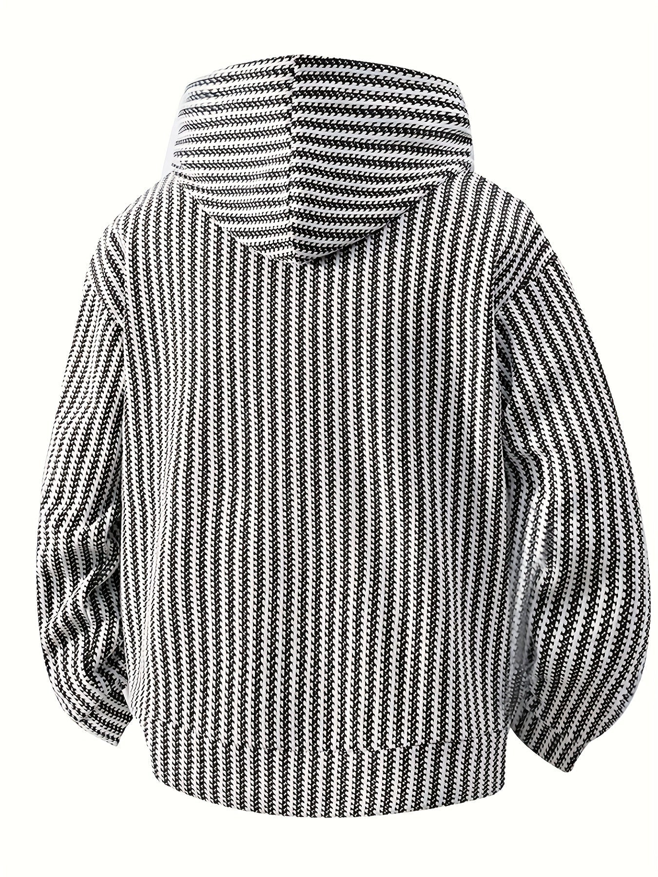 Sudadera con capucha y bolsillo canguro – Diseño acanalado, corte holgado