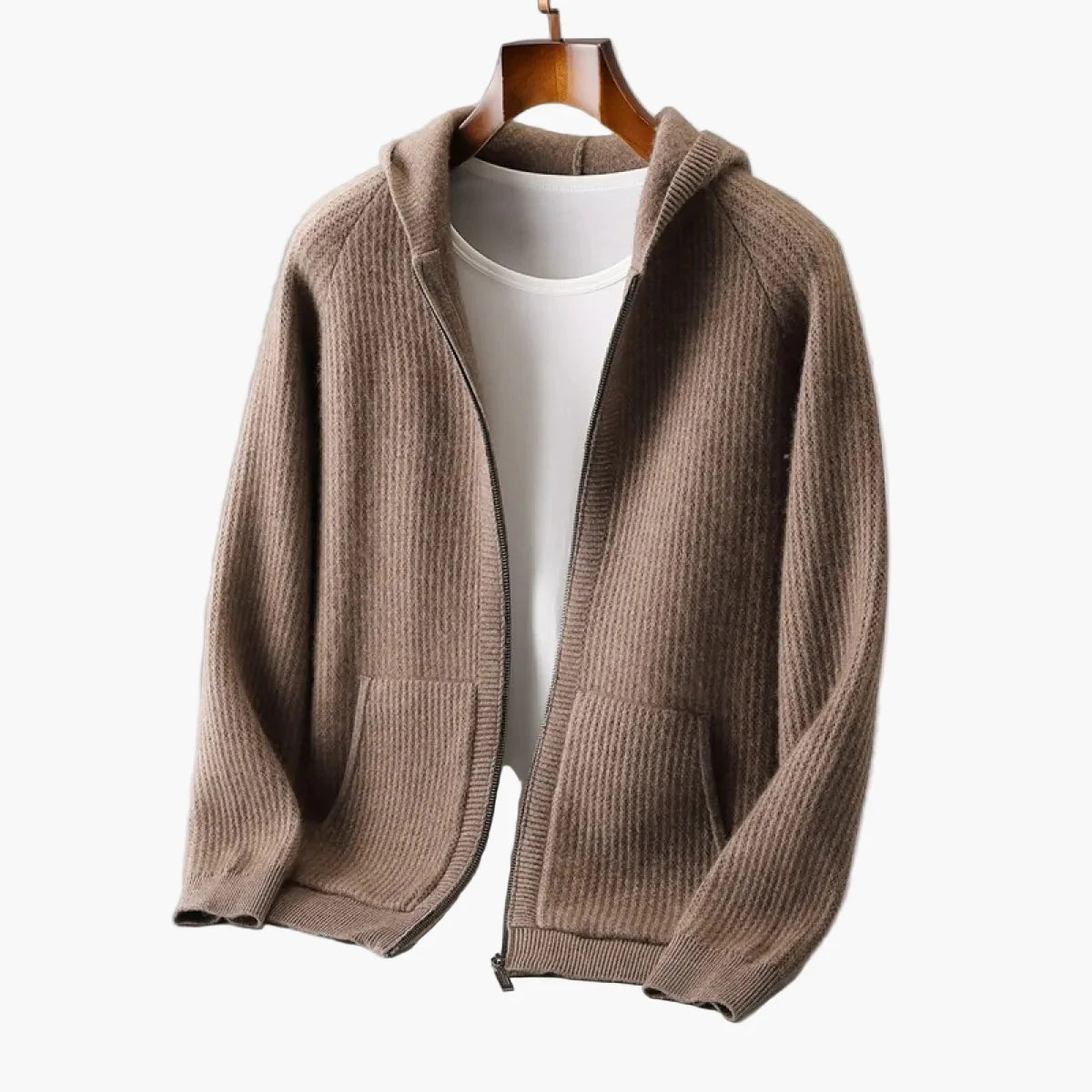 Felpa premium da uomo con cappuccio – Maglione moderno a maglia per tutti i giorni e tempo libero
