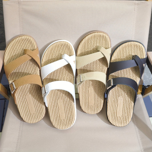 Heren comfortsandalen met verstelbare band – stijlvolle vrijetijdsslippers voor dagelijks gebruik en vakantie