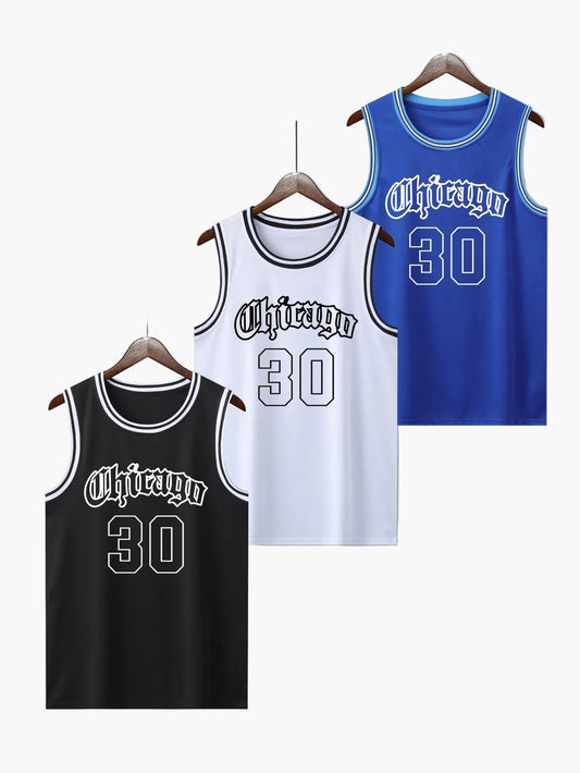 Herre basketballtrøje sæt vintage stil – sportstop til træning og fritid