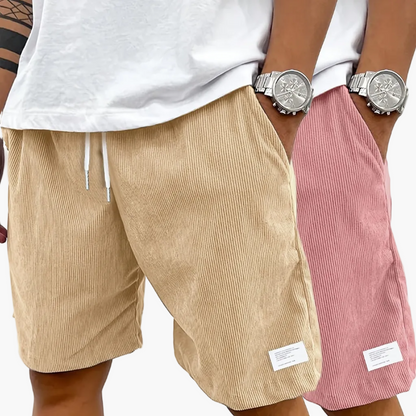 Pantaloncini da uomo vintage casual con tasche – Vestibilità regolare, stile street, moda estiva