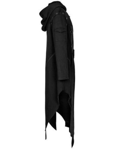 Mantello Halloween Uomo – Giacca con Cappuccio Vintage Gotica per Costume & Festa