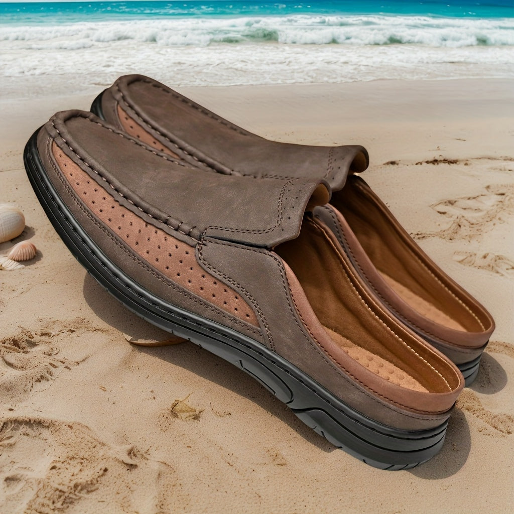 Herre Slip-On Loafer Mokassin Stil – Komfortable sko for fritid og sommer