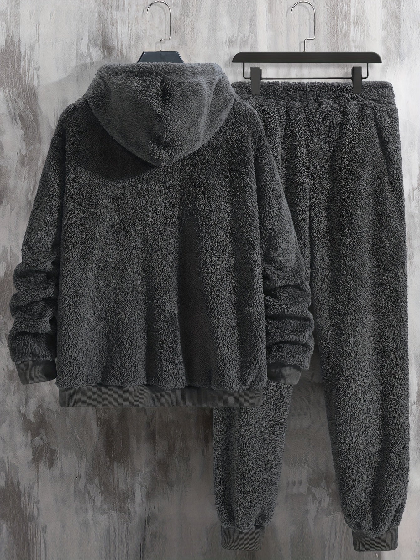 Unisex-sæt med blød hættetrøje og joggingbukser – blødt loungewear-outfit