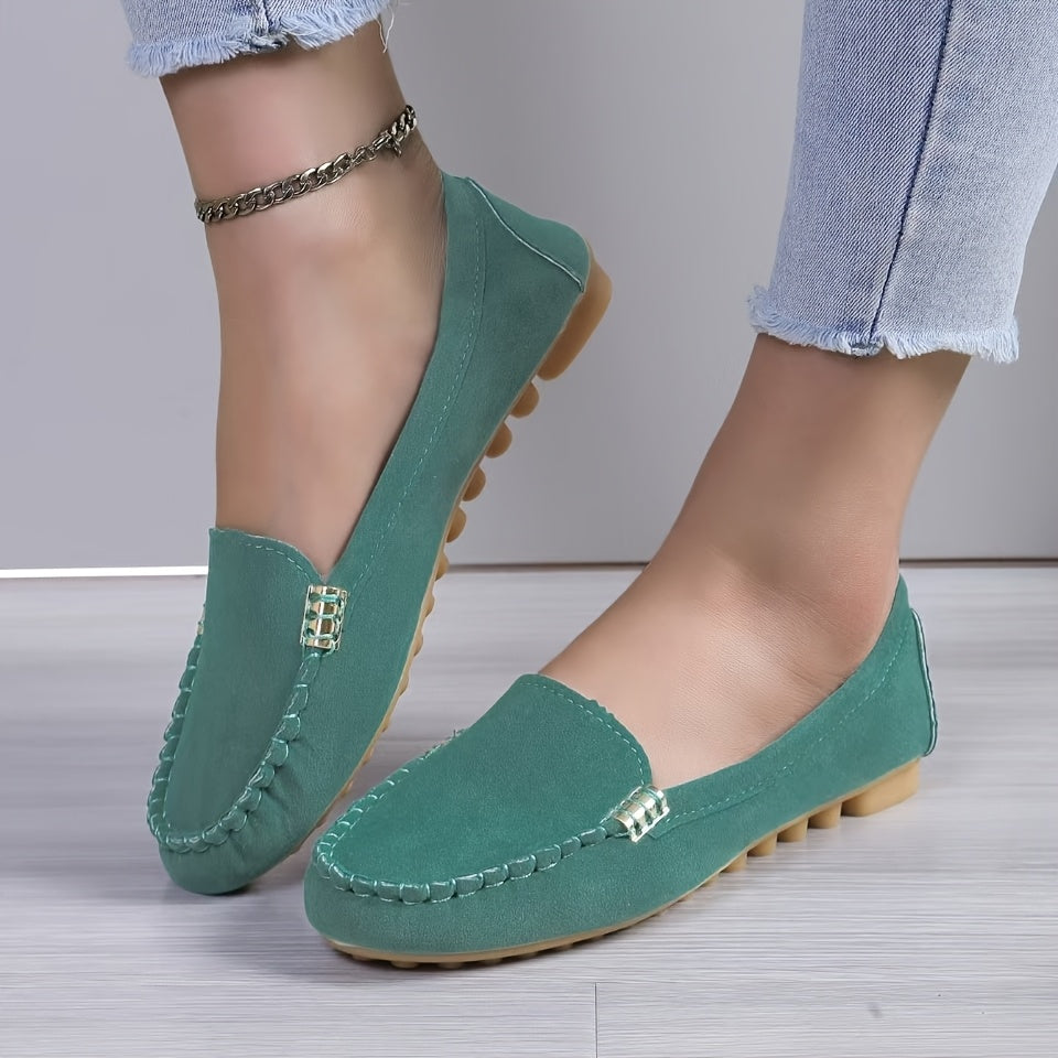 Damen Mokassin Loafer – Bequeme Freizeitschuhe für Alltag und Büro