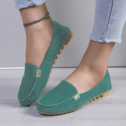 Damen Mokassin Loafer – Bequeme Freizeitschuhe für Alltag und Büro