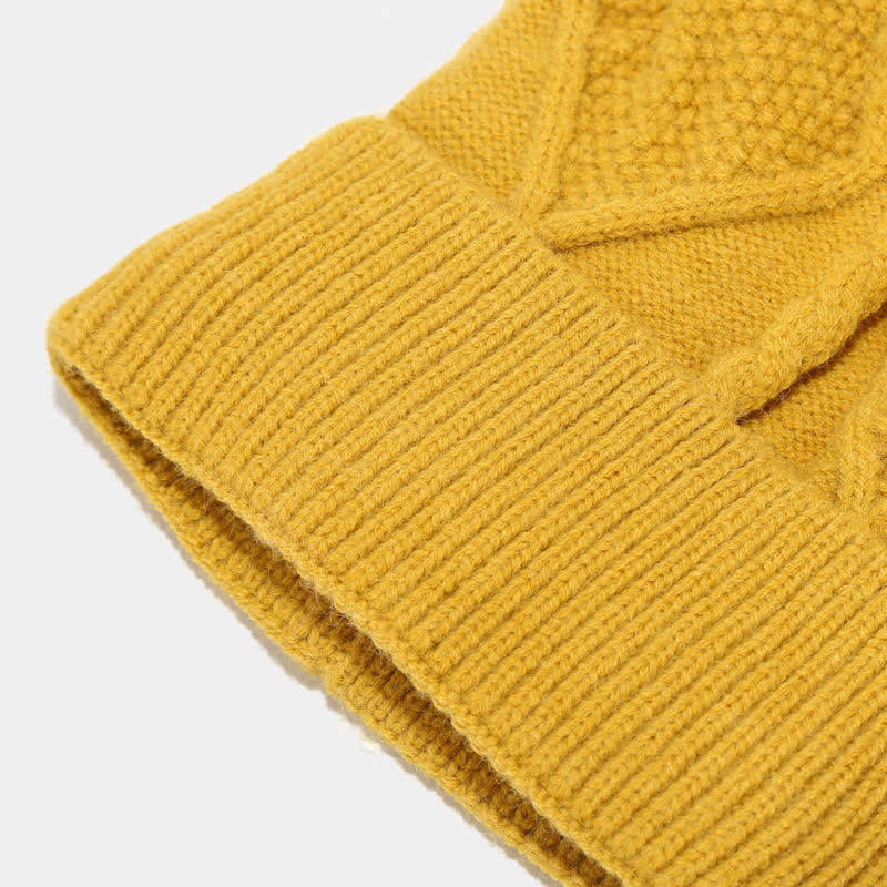 Breiset voor dames met muts, sjaal en handschoenen