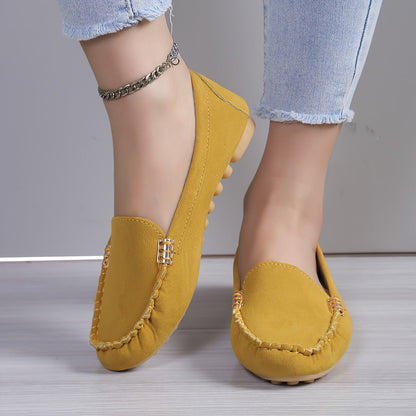 Damen Mokassin Loafer – Bequeme Freizeitschuhe für Alltag und Büro