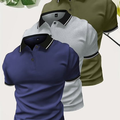 Męska koszulka polo w nowoczesnym stylu casual – idealna na czas wolny i na co dzień