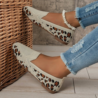 Dames Gebreide slippers Comfortabele modieuze vrijetijdsschoenen voor dagelijks gebruik en reizen