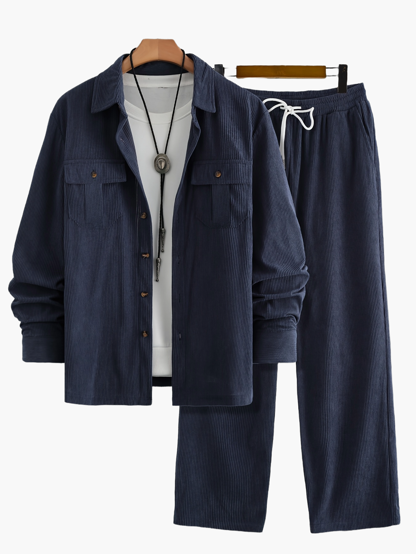 Herre Fritidsdragt Sæt – Moderne, casual outfit til hverdag & fritid