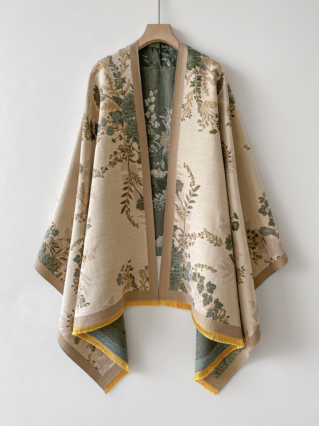 Cardigan kimono femme à imprimé floral – Style bohème élégant pour loisirs et quotidien