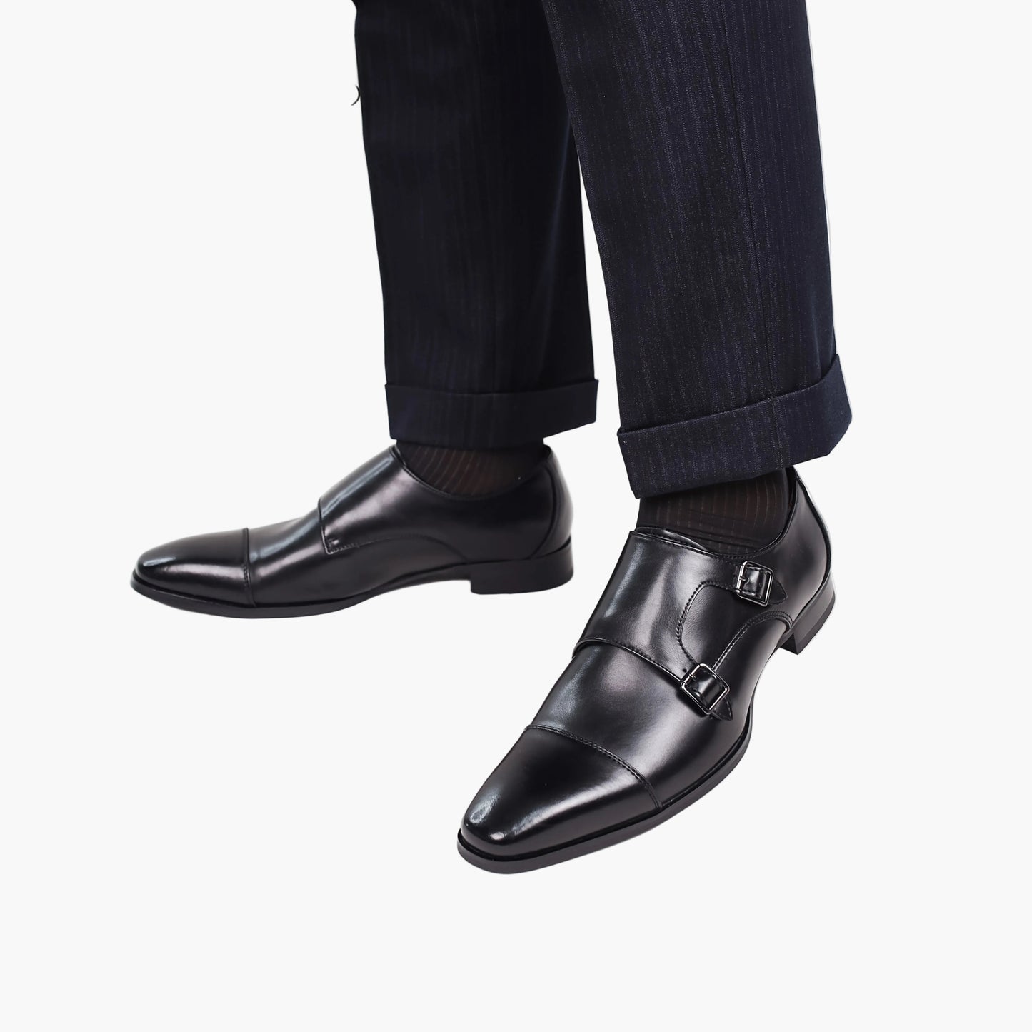 Herre Business Doppel-Monkstrap Sko – Elegant stil til kontoret og særlige lejligheder