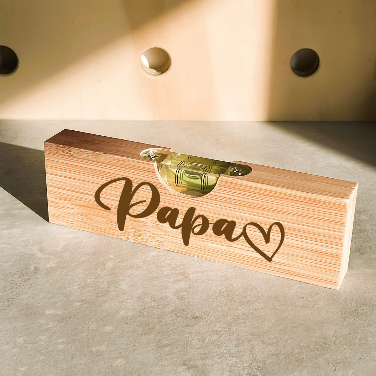 Papa Spirituslibelle & Flesopener – Mannen Geschenk Gereedschap met Gravure, praktisch voor klusser en papa