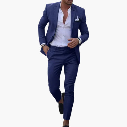 Herr slim fit kostym modern business & fritid elegans