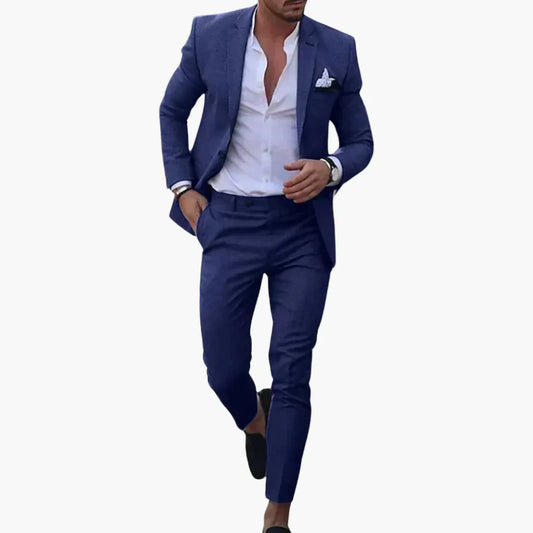 Traje slim fit para hombre Elegancia moderna para negocios y ocio