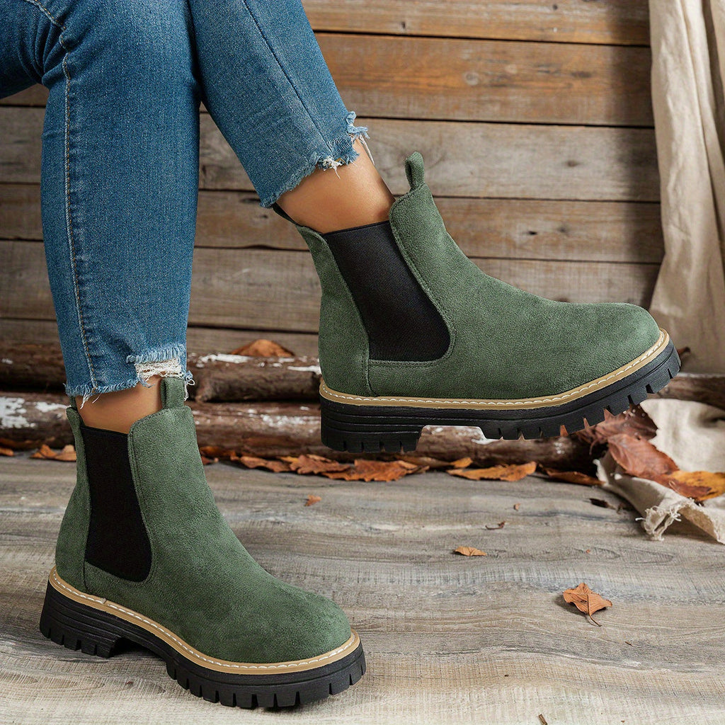 Mehetabel | Chelsea boots voor dames met profielzool