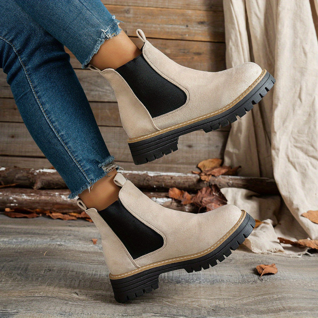 Mehetabel | Chelsea boots voor dames met profielzool