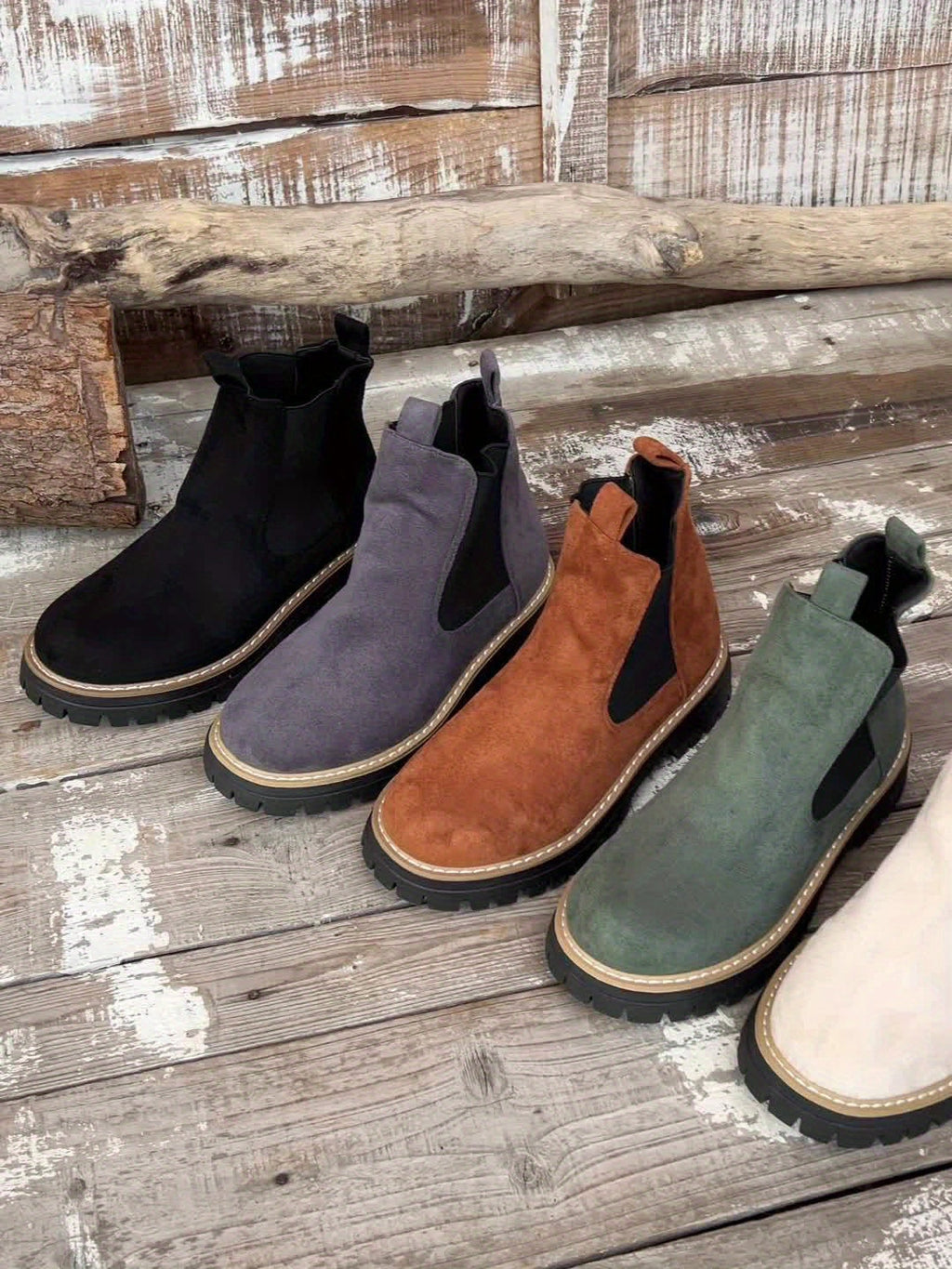 Mehetabel | Chelsea boots voor dames met profielzool