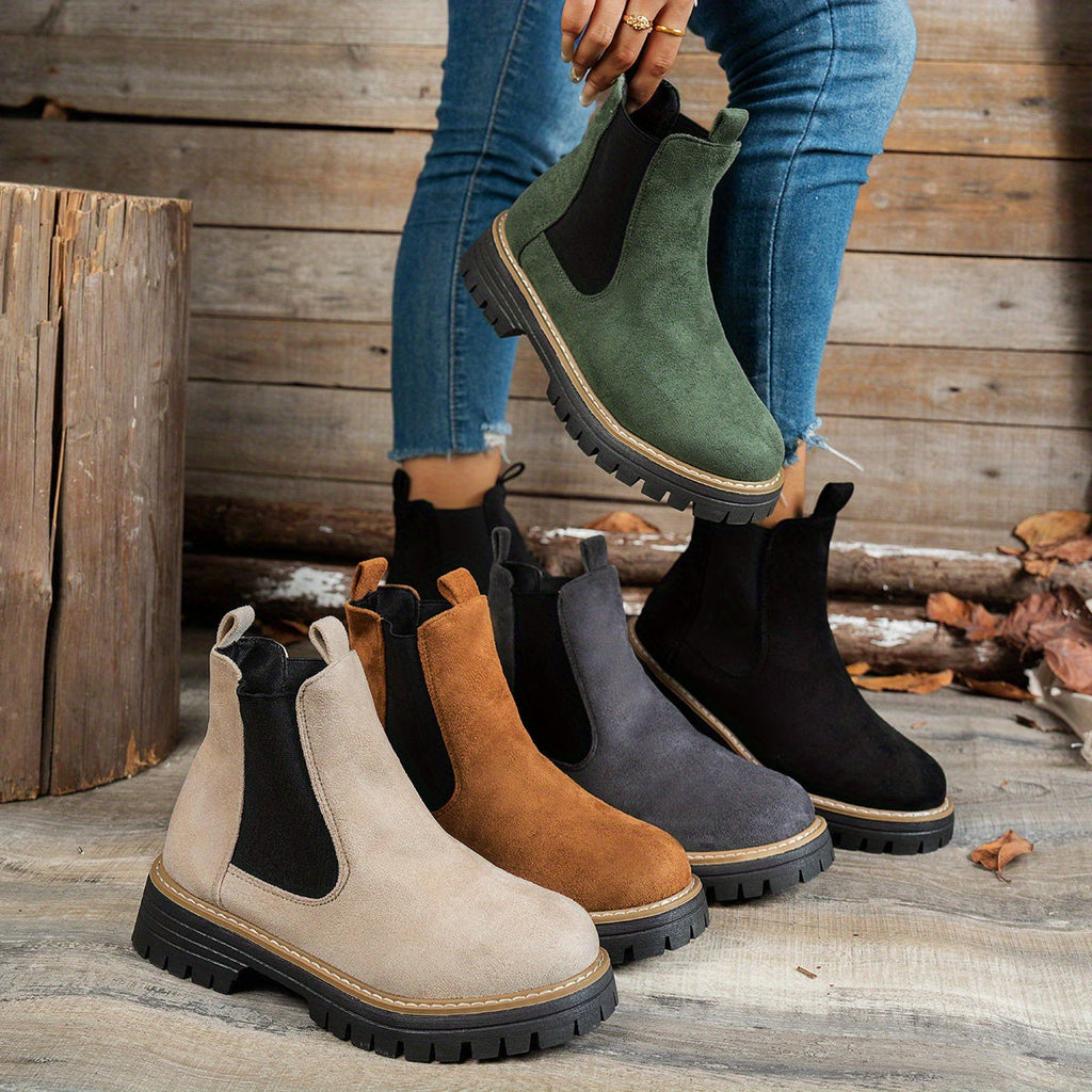 Mehetabel | Chelsea boots voor dames met profielzool