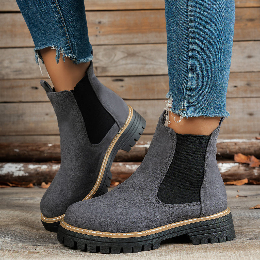 Mehetabel | Chelsea boots voor dames met profielzool