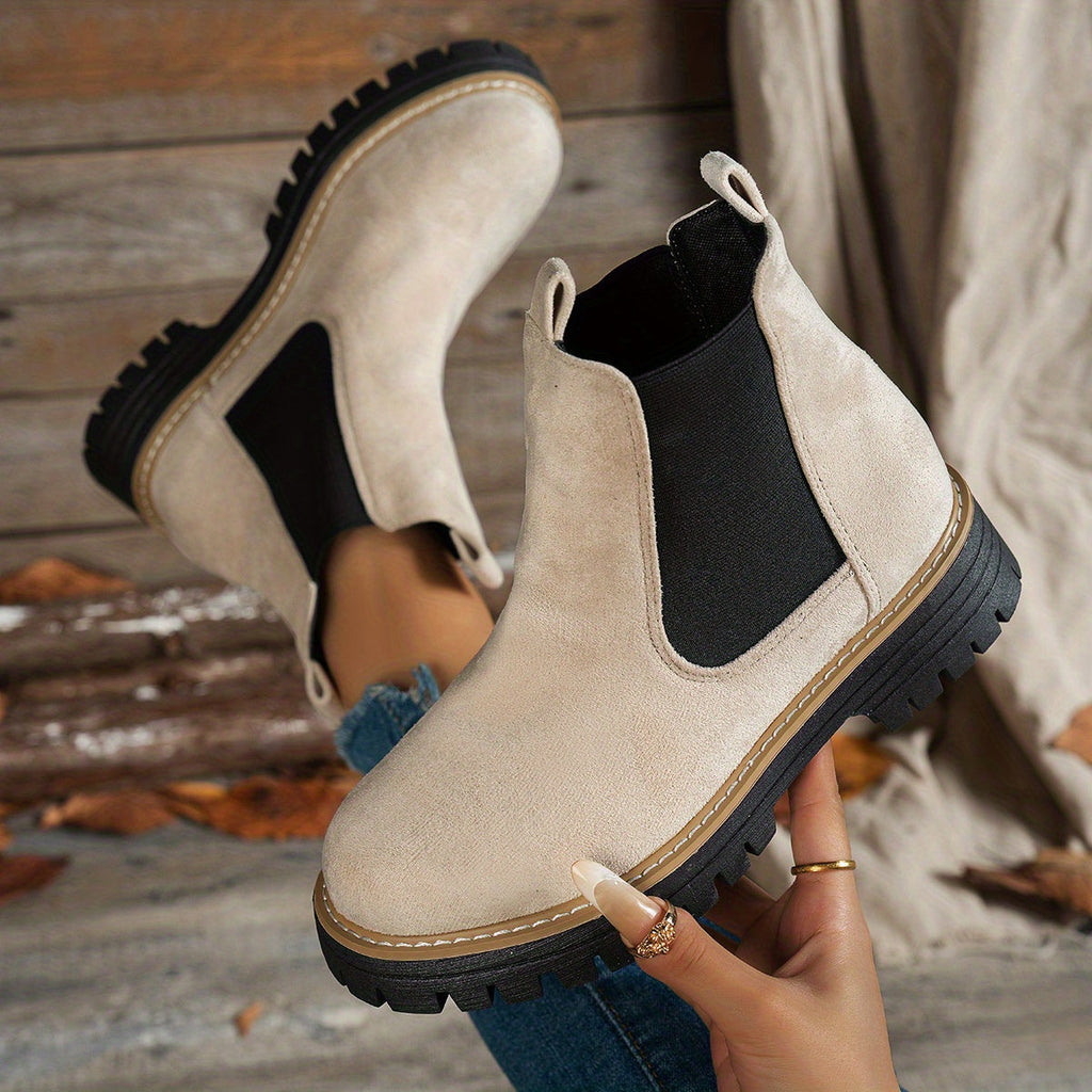 Mehetabel | Chelsea boots voor dames met profielzool