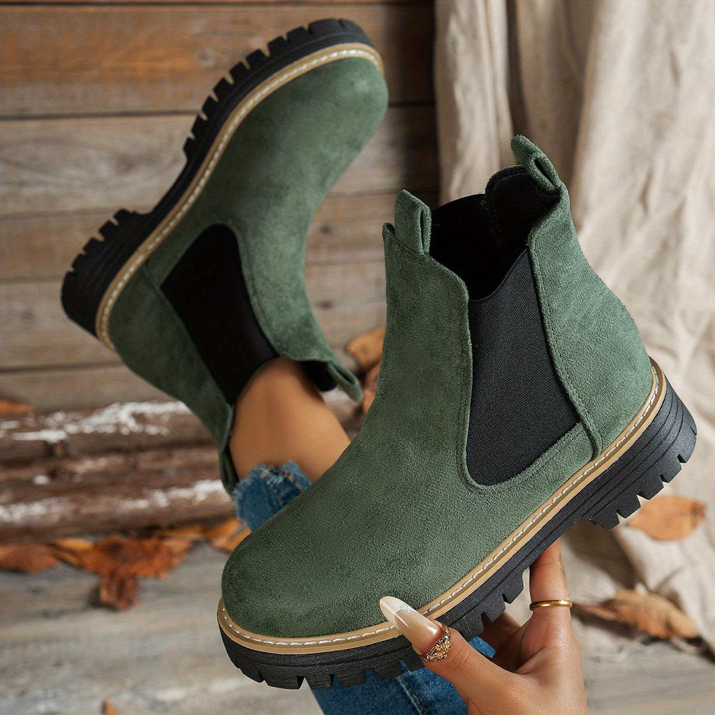 Mehetabel | Chelsea boots voor dames met profielzool