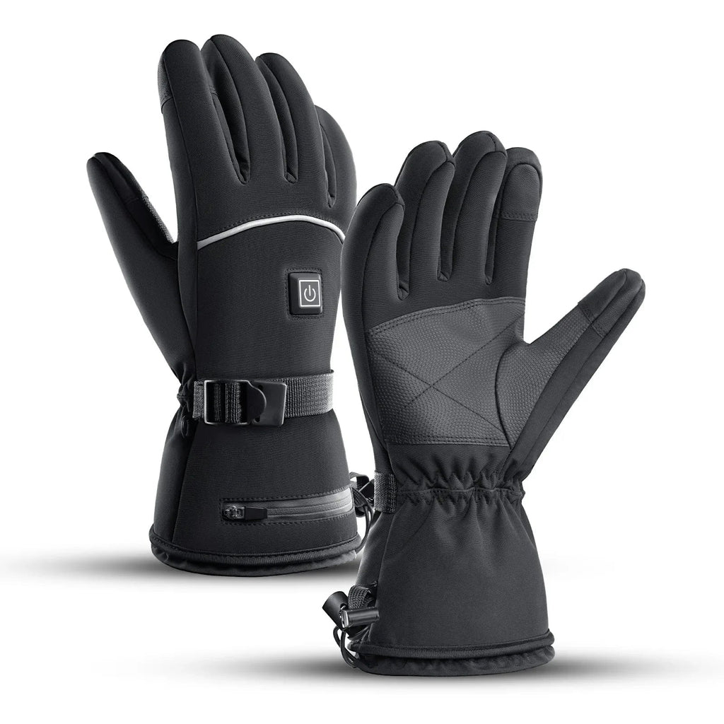 Verwarmde waterdichte handschoenen met antislipgrip