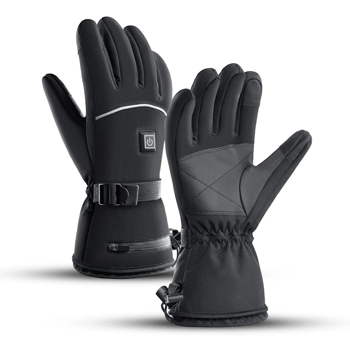 Verwarmde waterdichte handschoenen met antislipgrip