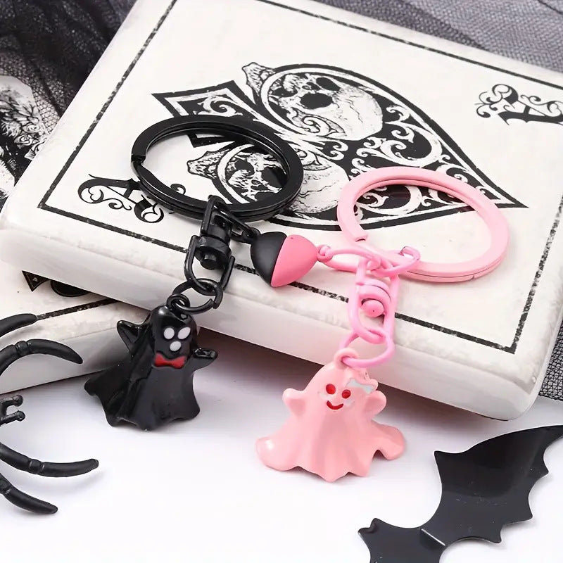 Set Portachiavi Halloween – Fantasmi Divertenti per Coppie, Amici e Decorazioni
