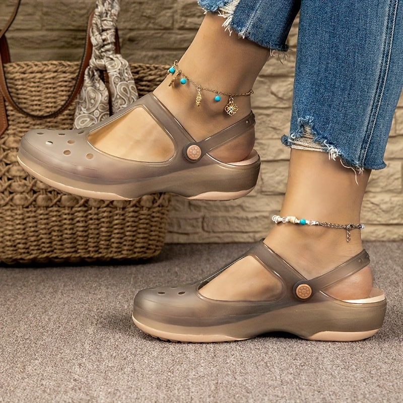 Damen Komfort-Sommersandalen – Modische Freizeit Mary Jane Schuhe für den Alltag