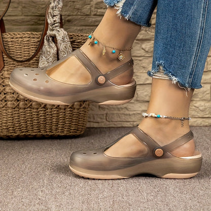 Damen Komfort-Sommersandalen – Modische Freizeit Mary Jane Schuhe für den Alltag
