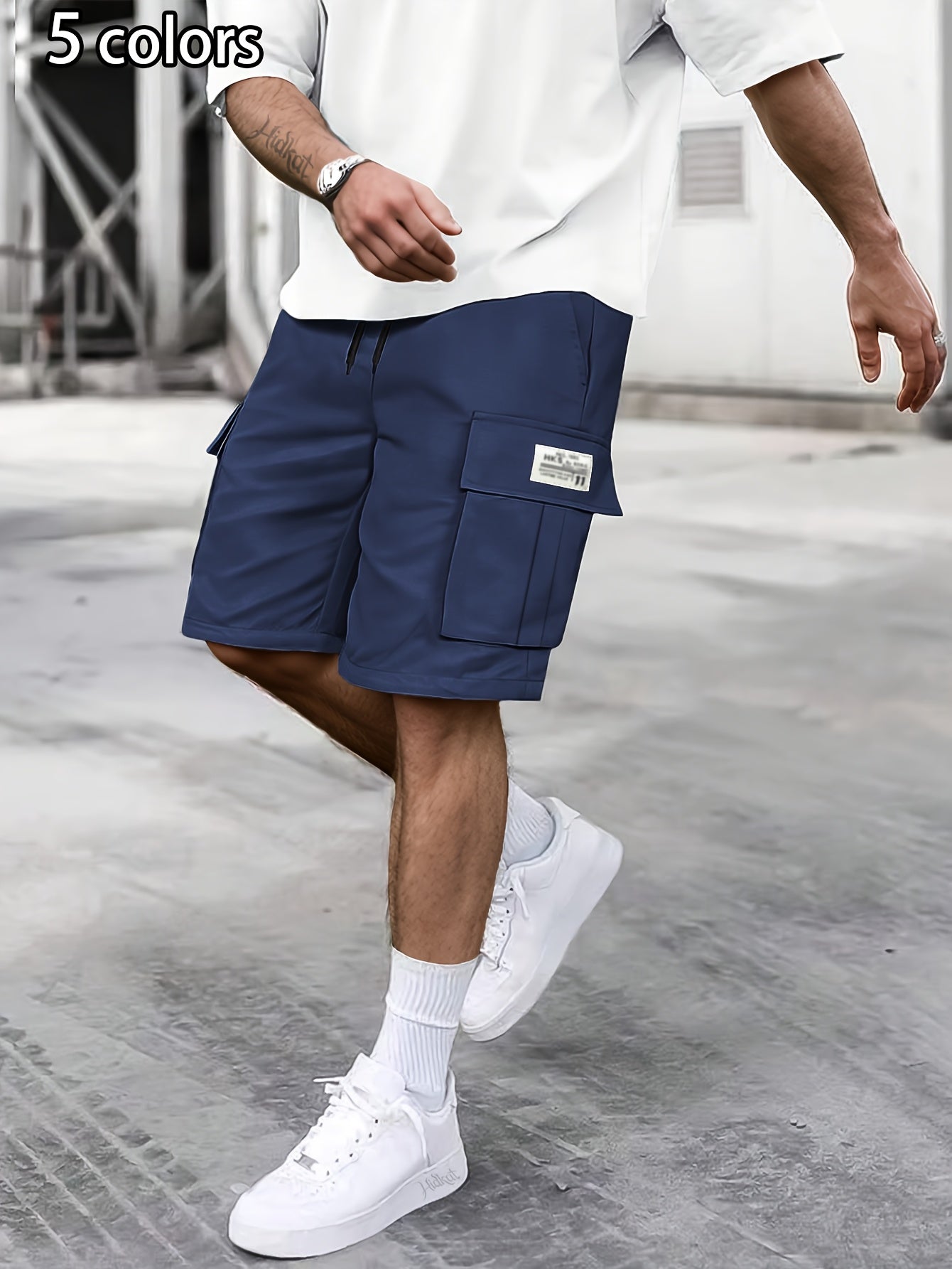 Herren Cargo Shorts mit Taschen – Lässige Streetwear Kurze Hose für Alltag und Freizeit