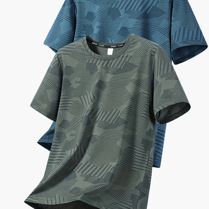 Herren Funktionsshirt Kurzarm – Atmungsaktiv & Lässig für Freizeit und Sport