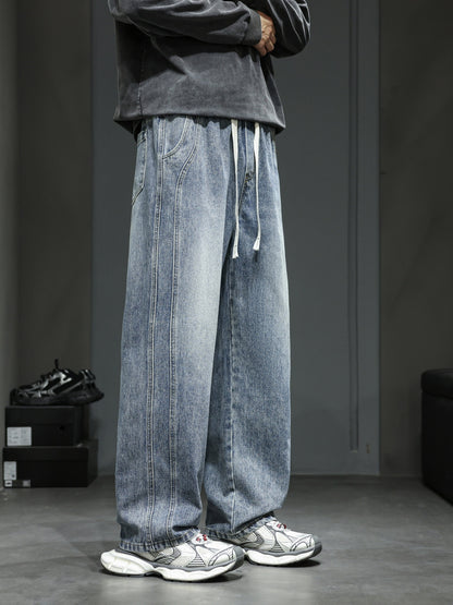 Herren Baggy Jeans im Loose Fit Streetwear Stil für Freizeit und Alltag