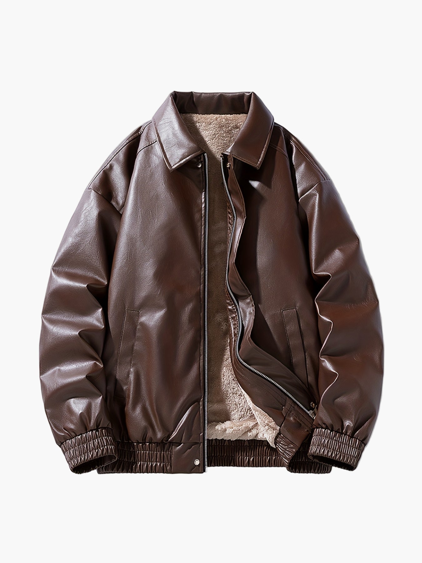 Bomber da uomo in stile street casual con cerniera – Ideale per tempo libero e tutti i giorni
