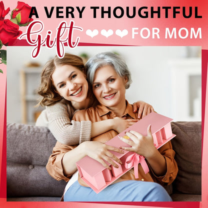 Geschenkbox für Frauen – Präsentationsbox in Buchstaben- und Herzform, stilvolles Geschenk für Muttertag oder besondere Anlässe