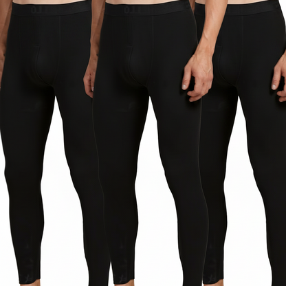 Herren Thermounterhose 3er-Pack, Lang & Warm, mit Gummibund