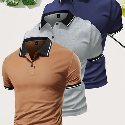 Męska koszulka polo w nowoczesnym stylu casual – idealna na czas wolny i na co dzień