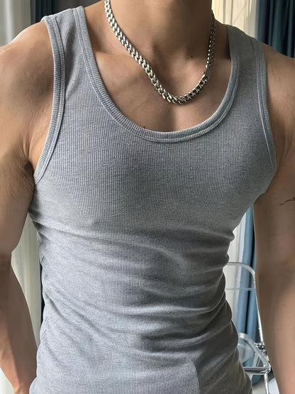 Débardeur homme style musculation – Sport & loisirs, ajusté