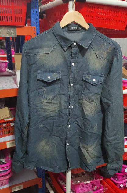 Francis – Camicia slim fit da uomo a maniche lunghe tinta unita