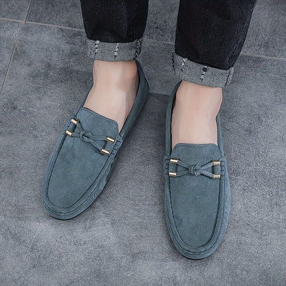 Męskie mokasyny wsuwane, buty casual na co dzień i do biura
