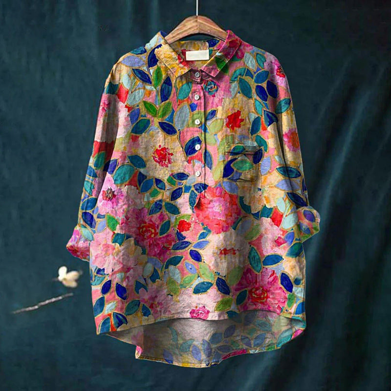 Rachael – Camicia da donna stile cardigan europeo e americano