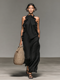Lua | Strapless maxi-jurk met ruches voor dames